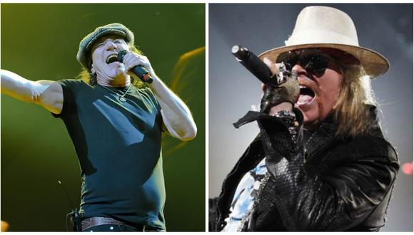 AC/DC: ¿Axl Rose reemplazaría al cantante Brian Johnson?
