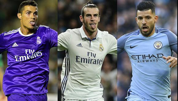 Cristiano Ronaldo, Bale y 'Kun' Agüero son los primeros nominados al Balón de Oro
