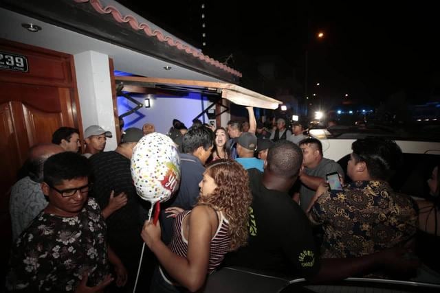 La Victoria: vecinos protestan por ruidos molestos durante fiesta en urbanización Santa Catalina . Fotos: Kelvin García