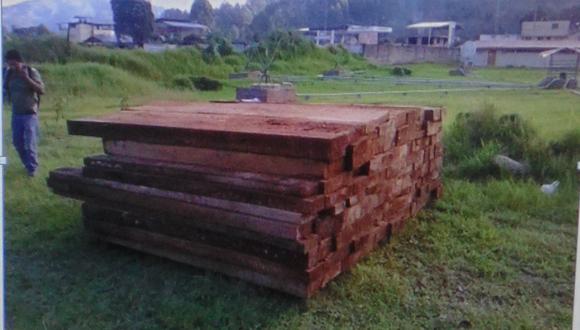 Decomisan casi tres mil pies tablares de madera ilegal 