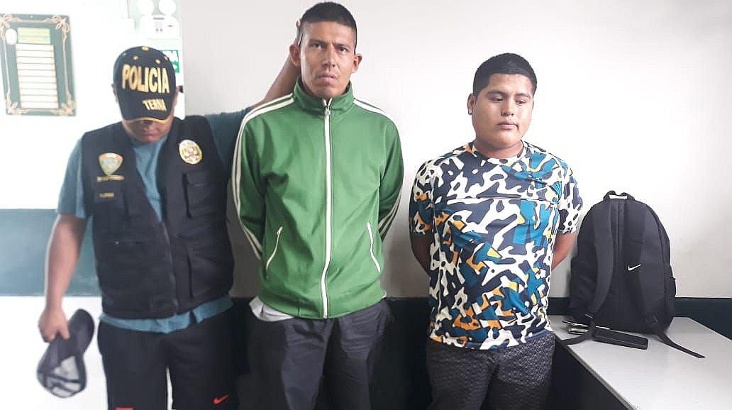 Grupo Terna interviene  a dos hombres con droga a bordo de motocicleta