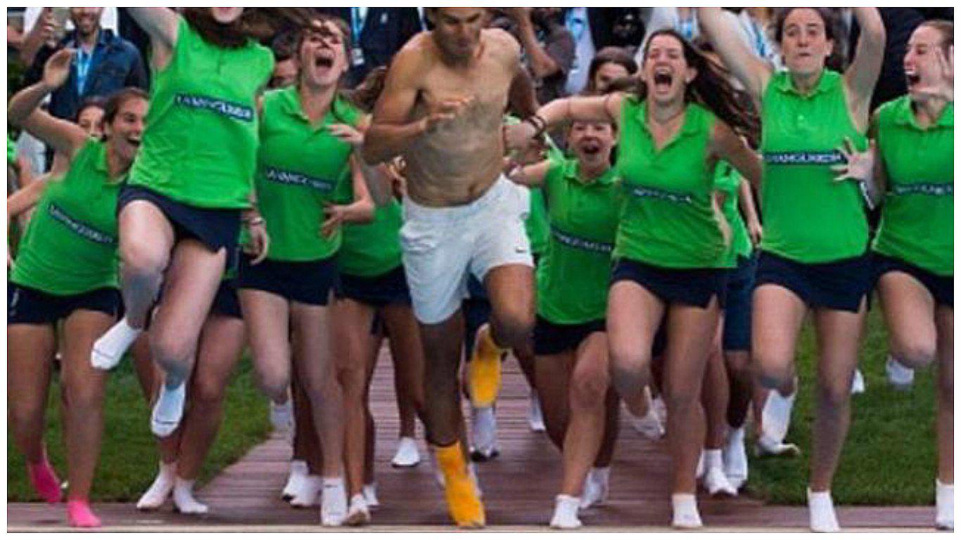 Rafael Nadal: su baño como campeón del Godó es el video más visitado de la ATP