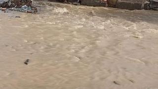 Nasca: Río Aja se desborda causando daños en cultivos y viviendas