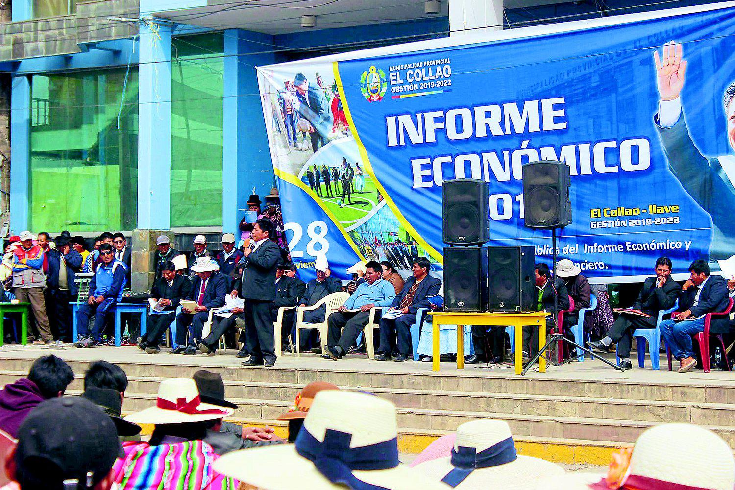 Alcalde de Ilave rindió cuentas y pidió disculpas al pueblo