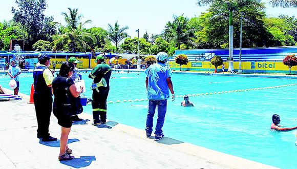La Fiscalía inspecciona piscinas de Chimbote