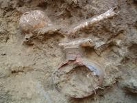 Hallan restos prehispánicos en centro poblado de Colpa Baja