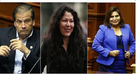 Congreso rechaza levantar inmunidad parlamentaria a Wilbert Rozas y Betty Ananculí