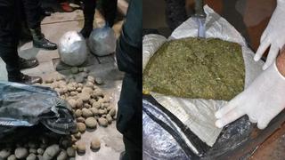 Áncash: Policía encuentra droga oculta dentro de sacos con papa