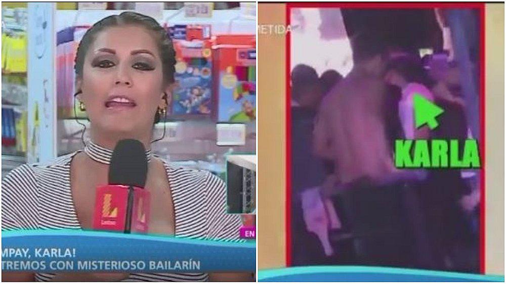 Karla Tarazona se pronuncia tras ser captada dando besos a joven bailarín (VIDEO)
