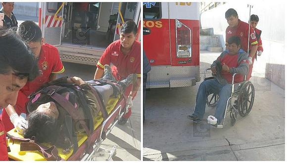Tacna: Accidente vehicular deja dos heridos