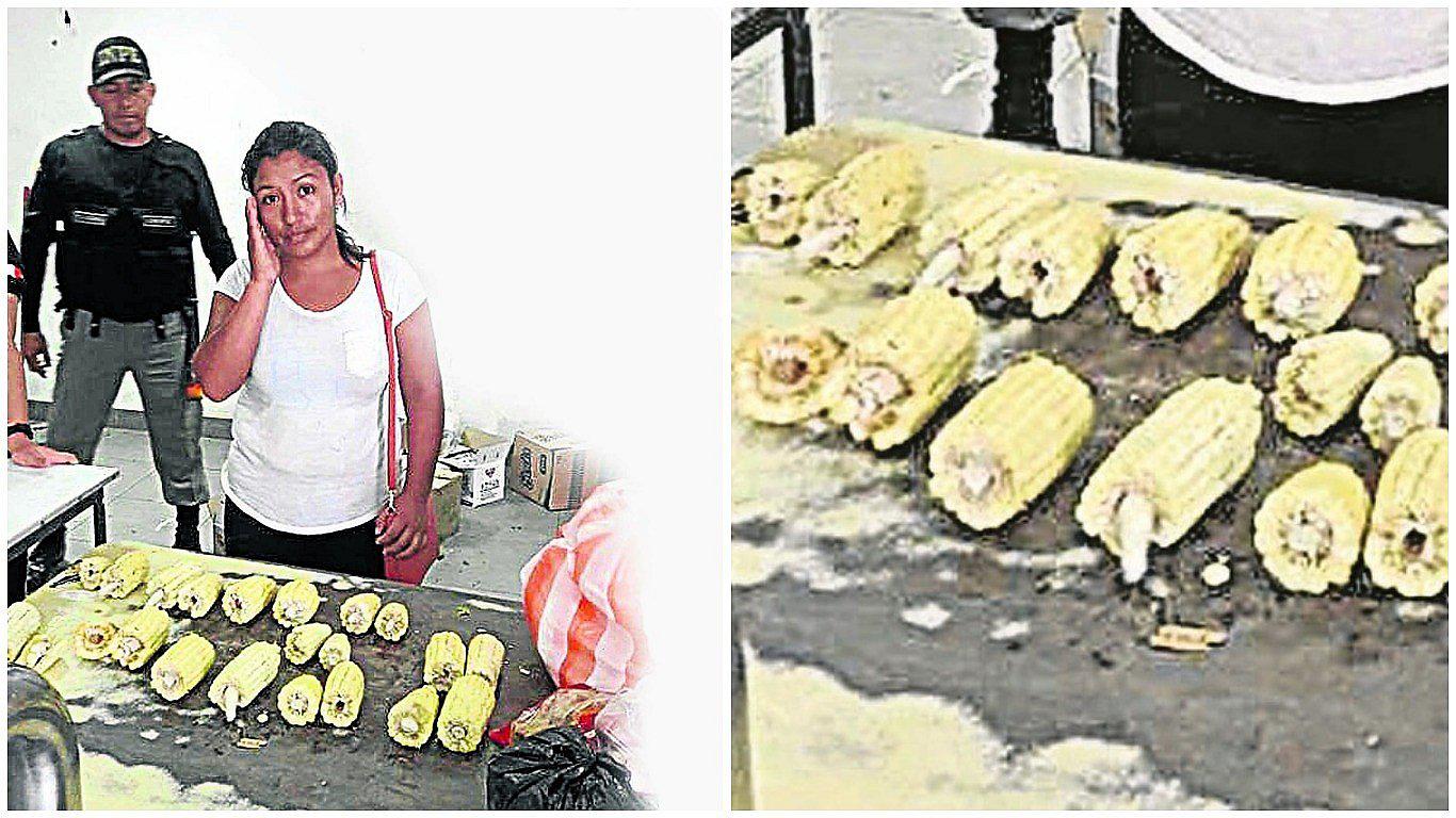 Mujer intenta ingresar droga camuflada en once choclos al penal exRío Seco de Piura