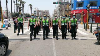 División Policial en Chincha inicia estrategia de patrullaje a pie