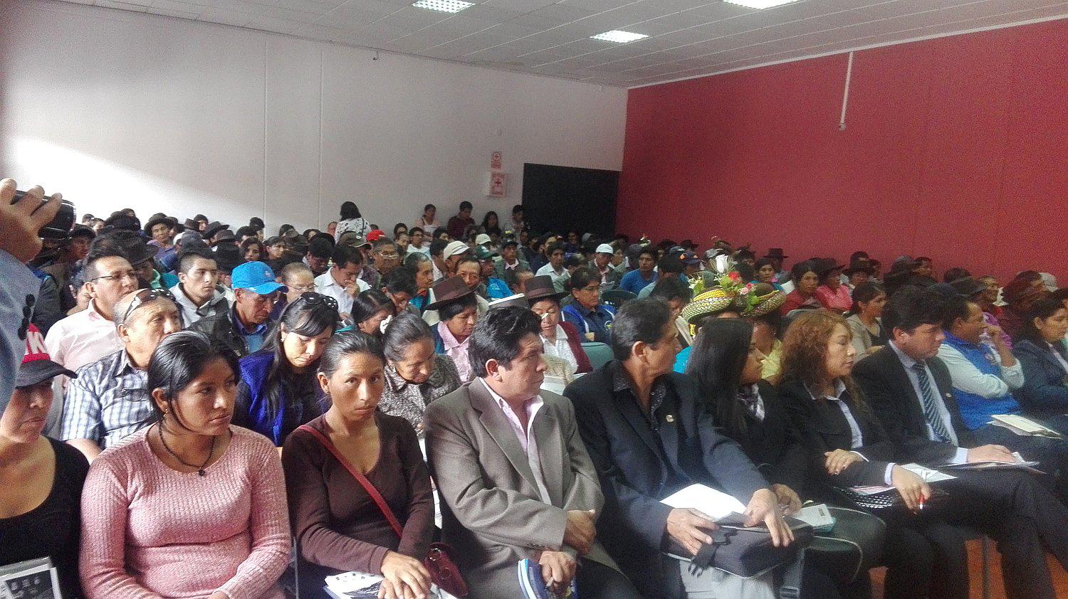 Autoridades del GRA desairan a pobladores al inasistir al foro sobre agenda del agua 