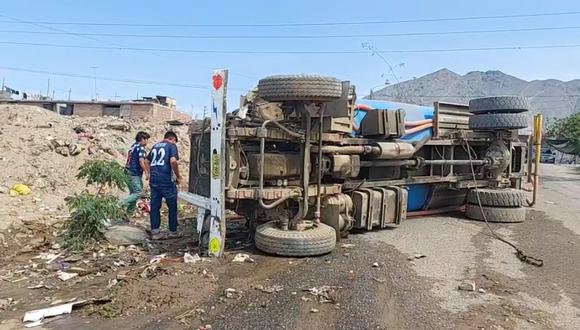 Accidente de tránsito se registró en el sector Nuevo Jerusalén. (Foto: Hoy Noticias)