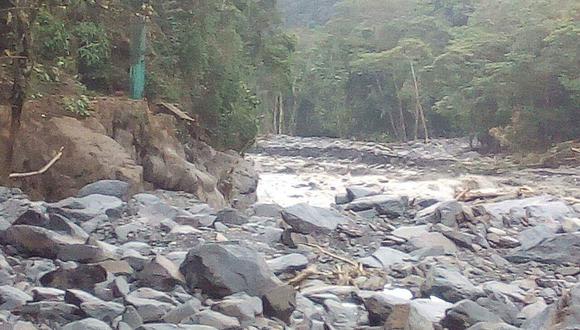 Constantes lluvias provocan colapso de puente colgante en Ayapata