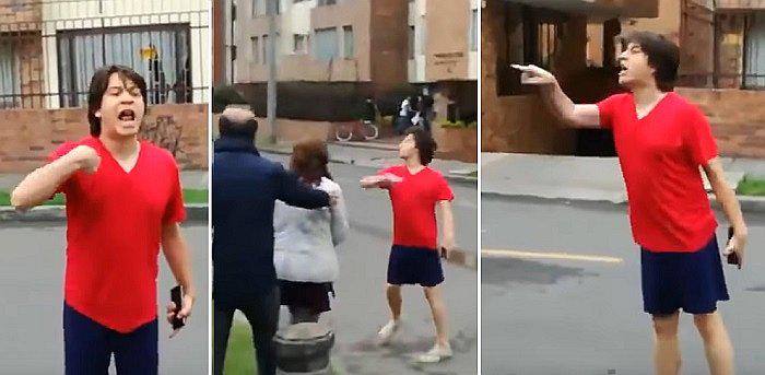 Semana Santa: Joven furioso protestó contra procesión porque no le dejaba dormir (VIDEO)