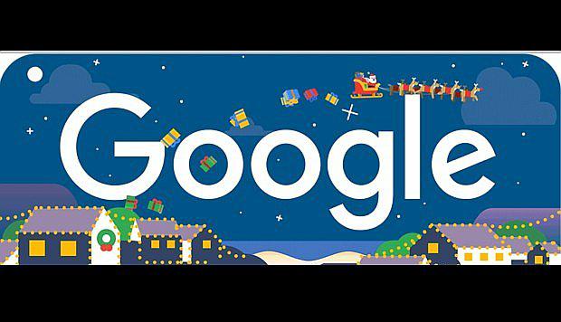 Navidad: Google crea un nuevo doodle con la llegada de Papá Noel