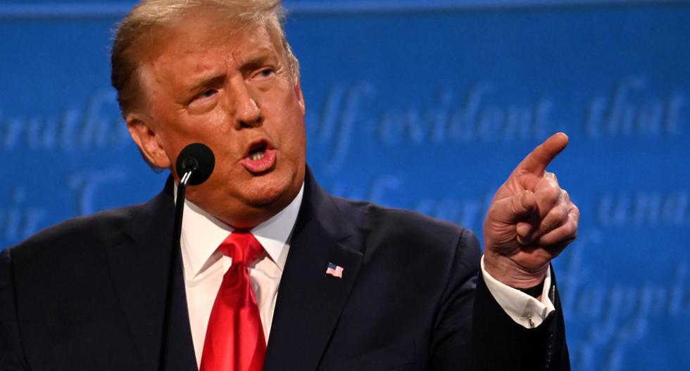 Trump dijo durante el debate que era "la persona menos racista" de la sala. (Foto: JIM WATSON / AFP).
