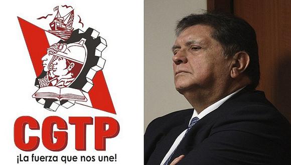 CGTP sobre Alan García: "Fue su voluntad. A salvo la transparencia y la probidad de jueces y fiscales"