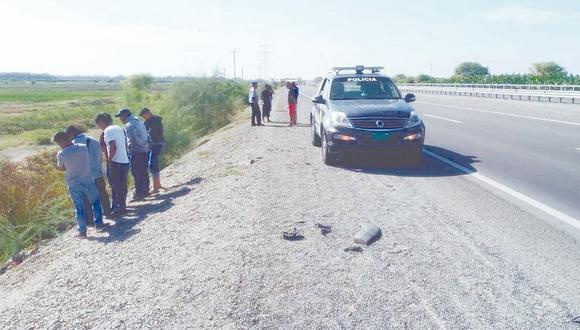 Comerciante murió arrollado por miniván en vía Piura-Chiclayo