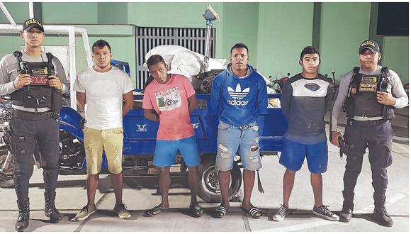 Capturan a banda “Los Mogosos de Yapatera” por robo en almacén 