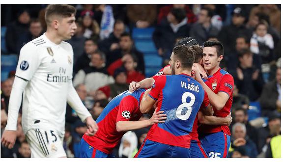 Champions League: CSKA goleó 3-0 al Real Madrid en el Santiago Bernabéu (VIDEO)
