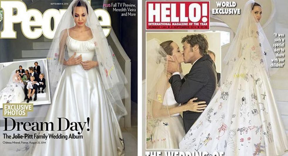 Fotos inéditas de la boda de Angelina Jolie y Brad Pitt
