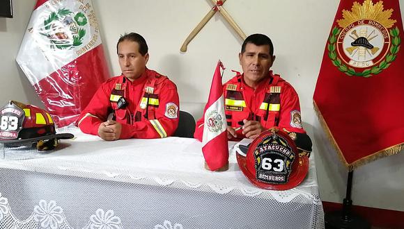 Informan primeras acciones de la Comandancia Departamental de Bomberos Ayacucho