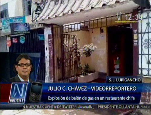 Explosión de gas causó temor en SJL