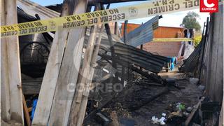 Huancayo: termina la relación y su expareja le incendia la vivienda dejándola en la calle 
