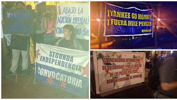 Prosenderistas marcharon en calles de Lima contra Cumbre de las Américas