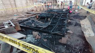 Dos niñas de 5 y 9 años fallecen en incendio que consumió con su casa en Cañete