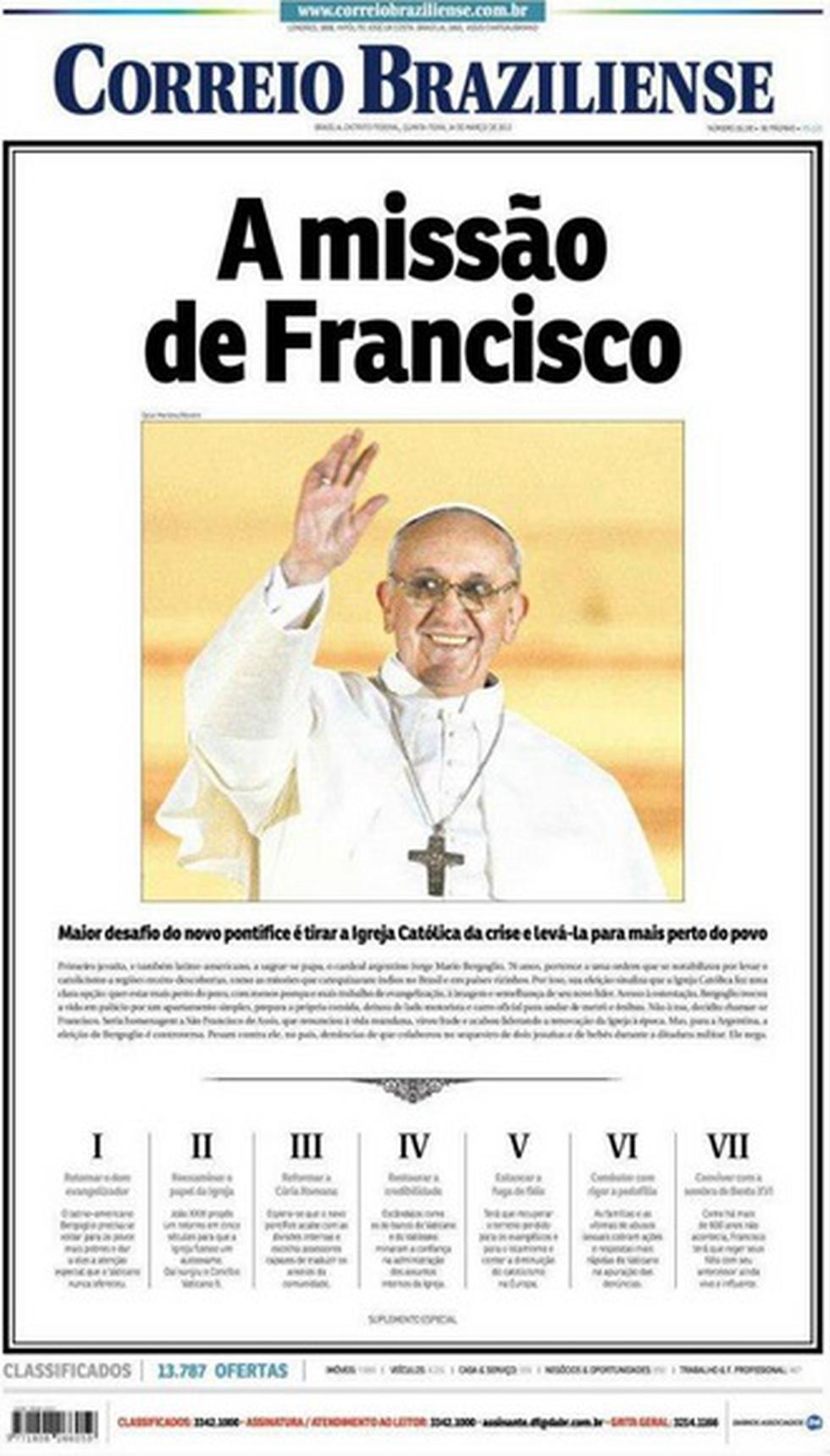 (FOTOS) Papa Francisco: Así informaron diarios de América