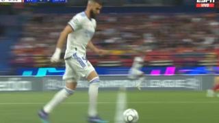 Real Madrid vs. Liverpool: Benzema y su genial pase de taco en la final de la Champions League