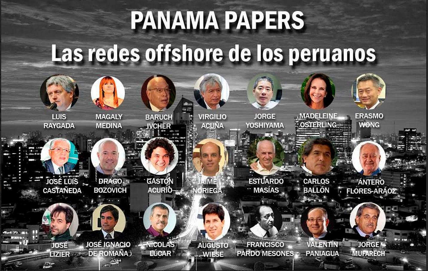 Panamá Papers: La lista de 100 personas y empresas peruanas vinculadas con offshores