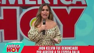 Ethel Pozo tras agresión de John Kelvin a Dalia Durán: “Es un hombre despreciable, lo lamento por tus hijos”