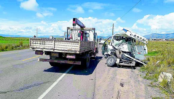 Racha de accidentes deja tres fallecidos en el norte de Puno