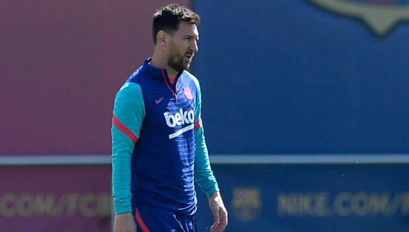 Lionel Messi recibió el lunes reciente a sus compañeros del Barcelona para un asado. (Foto: AFP)