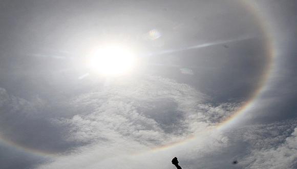 Trujillo: Impresionante halo solar sorprende a la comuna (FOTOS Y VIDEO)
