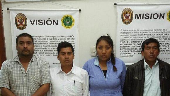 Ayacucho: Marcas caen cuando hacían 'reglaje' a camión de Prosegur y bancos