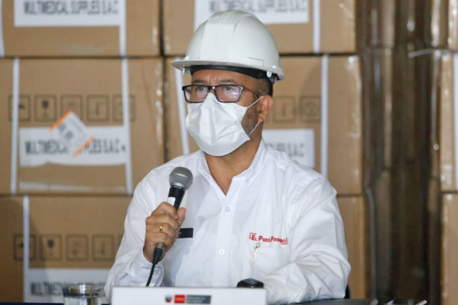 Ministro de Salud participó en una conferencia en el marco del trigésimo quinto día del estado de emergencia nacional. (Foto: Minsa)