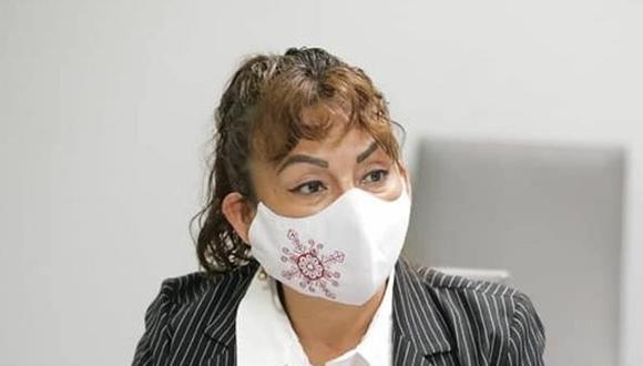 La legisladora de Somos Perú se mostró confiada en superar la enfermedad por tener las tres dosis de la vacuna contra el COVID-19.