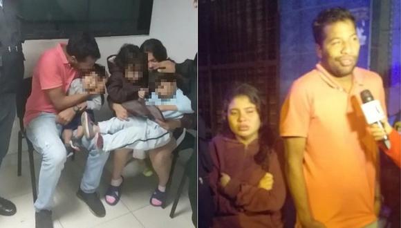Tres niños venezolanos son encontrados deambulando solos en la madrugada en Santa Anita