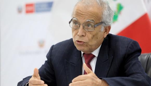 Ministro de Justicia, Aníbal Torres. (Foto: DIFUSIÓN)