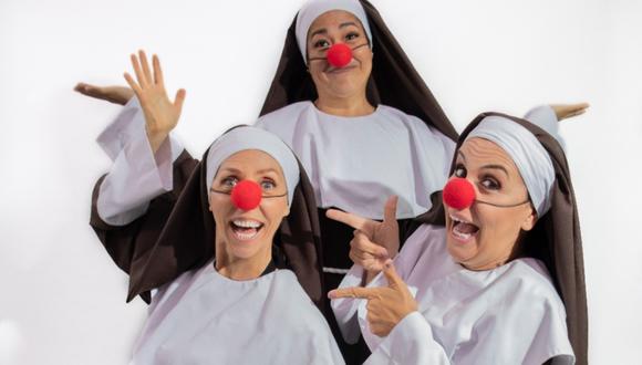 Katia Palma, Patricia Portocarrero y Saskia Bernaola protagonizan “Las monjas de Pataclaun”. (Foto: Difusión).