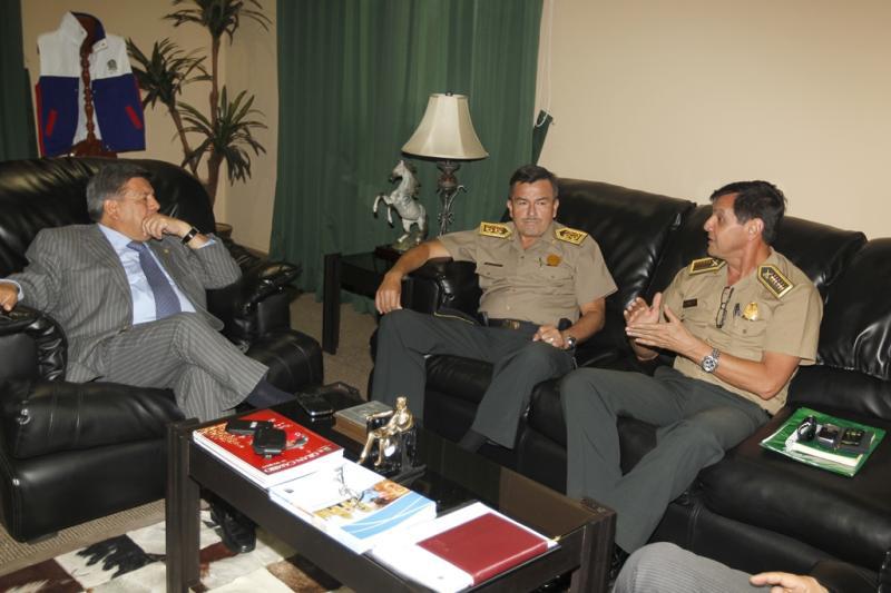  Alcalde de Trujillo se reunió con jefe de III Dirtepol