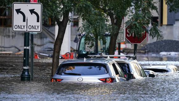 Nueva York terminó inundada por las torrenciales lluvias provocadas por remanentes del huracán Ida. (Foto: AP).