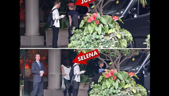 Justin Bieber y Selena Gomez son descubiertos entrando al mismo hotel