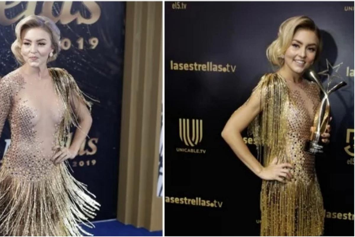 Angelique Boyer usó vestido al revés en los premios TVyNovelas? |  ESPECTACULOS | CORREO