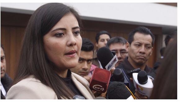  Yamila Osorio critica denuncia constitucional contra fiscal Pablo Sánchez
